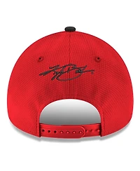 Men's New Era Scarlet, Black Kyle Busch 9FORTY Number Adjustable Hat