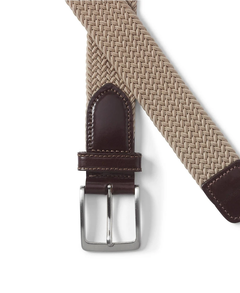 Lands' End Big & Tall Elastic Braid Belt