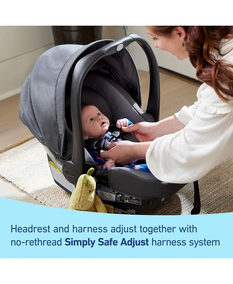 Graco SnugRide Dlx Baby Car Seat Featuring Load Leg Technology