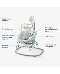 Graco Baby Sway2Me Swing with Portable Bouncer