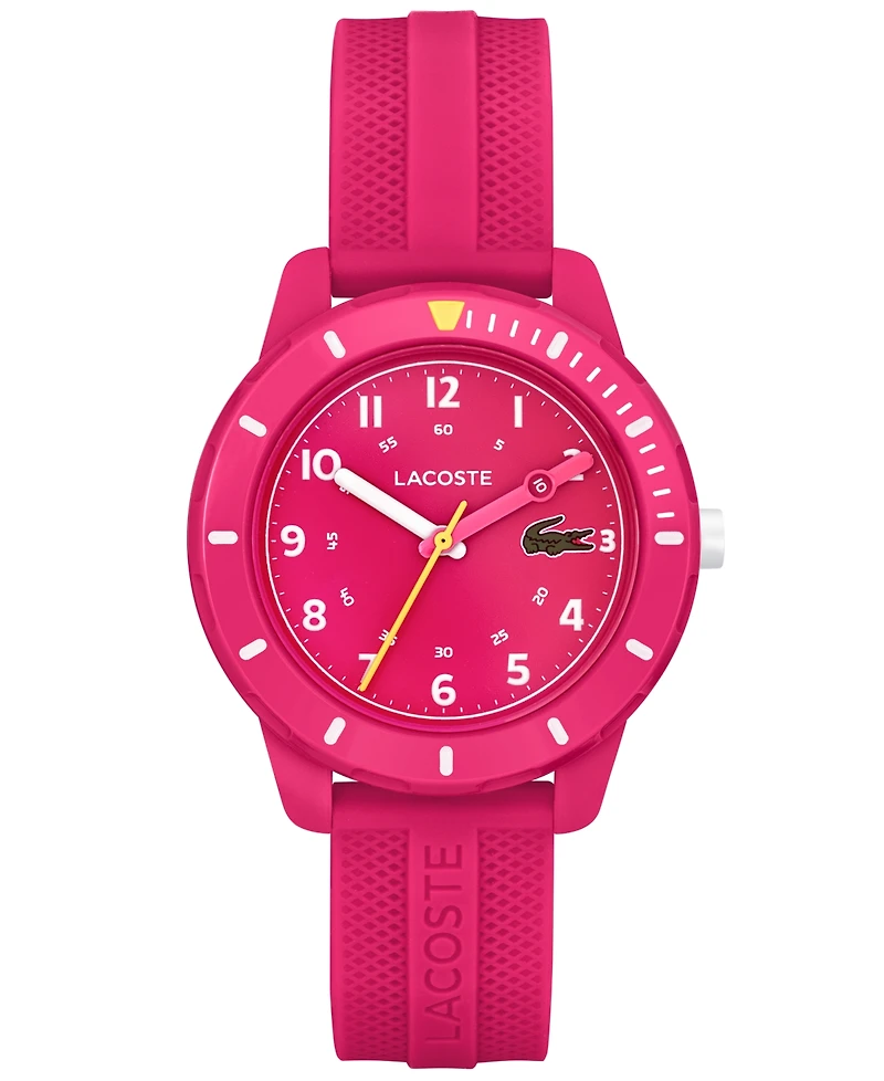 Lacoste Mini Tennis Raspberry Silicone Strap Watch 34mm