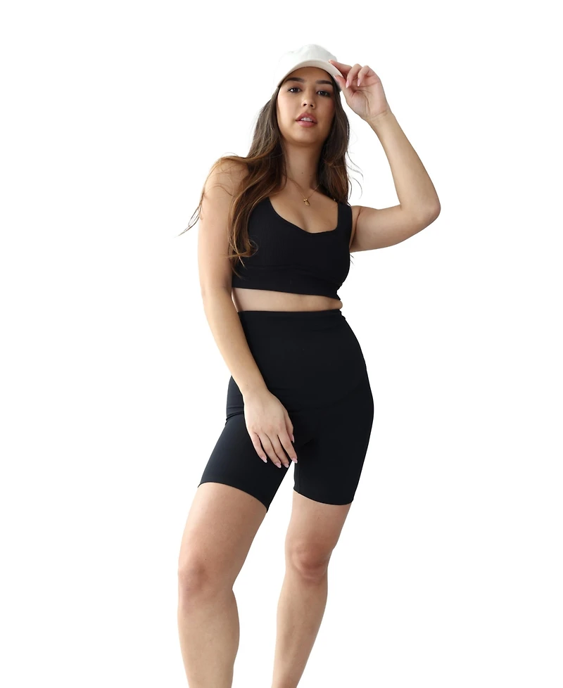 Ingrid + Isabel Maternity Postpartum Bike Short