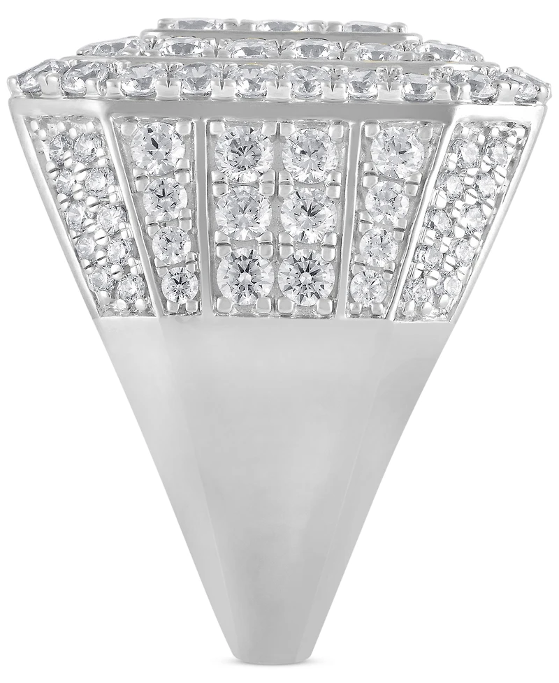 Men's Diamond Cluster Ring (5 ct. t.w.) 10k Yellow, White or Rose Gold