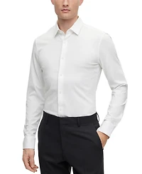 Boss by Hugo Men's Performance-Stretch Slim-Fit Dress Shirt