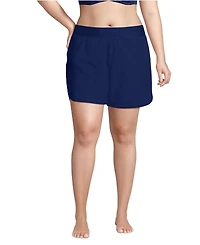 Lands' End Plus SunShade Upf 50 5" Board Shorts with Panty