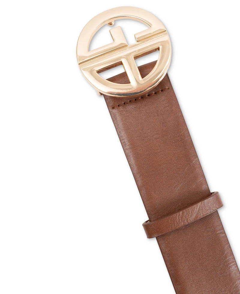 Giani Bernini Women's Signature-Buckle Panel Belt
