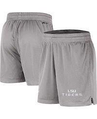 Men's Nike Gray Lsu Tigers Mesh Performance Shorts