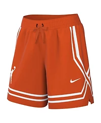 Women's Nike Orange Wnba Logowoman Team 13 Crossover Performance Shorts