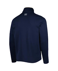 Men's Colosseum Navy Notre Dame Fighting Irish Rebound Quarter-Snap Jacket