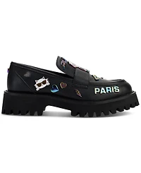 Karl Lagerfeld Paris Women's Gaston Embellished Slip-On Loafer Flats