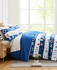 Southshore Fine Linens Atlantic Oversized Reversible 3-Pc. Comforter Set, King