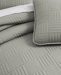 Southshore Fine Linens Grid -Pc. Quilt Set