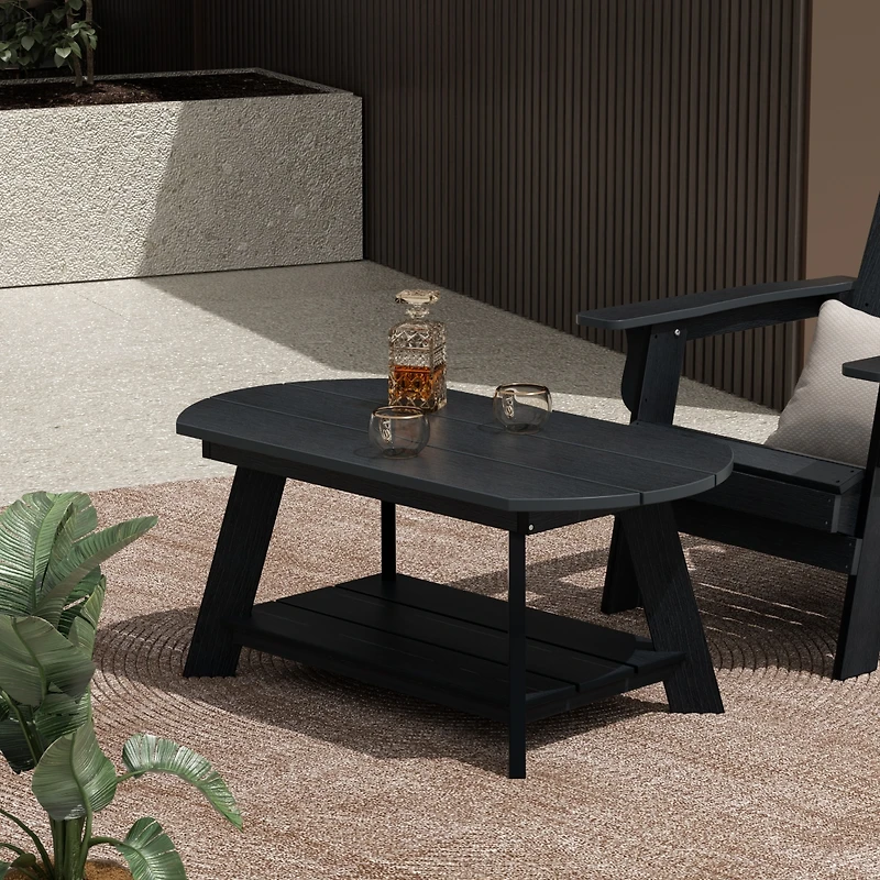 Outdoor Patio All-weather Modern Coffee Table