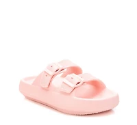 Women's Rubber Flat Sandals By Xti, Pink