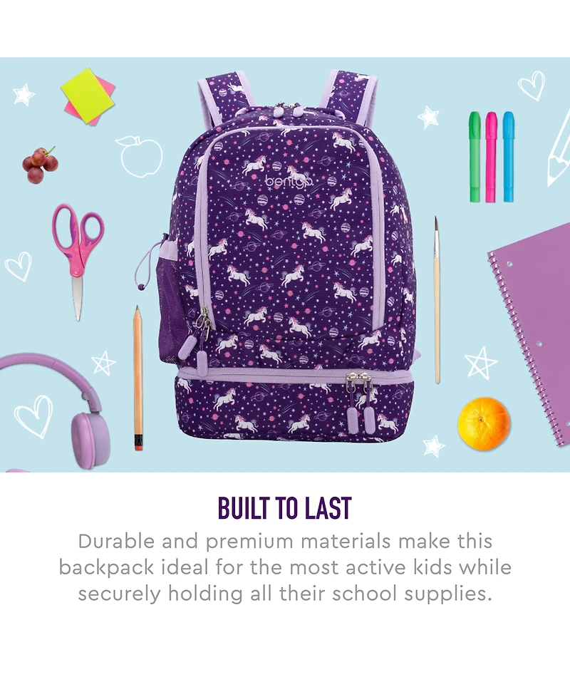 Bentgo Kids Prints 2-in-1 Backpack & Lunch Bag - Unicorn