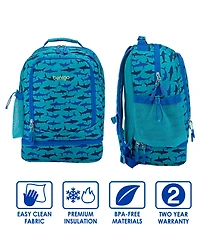 Bentgo 2-in-1 Backpack & Insulated Lunch Bag - Shark