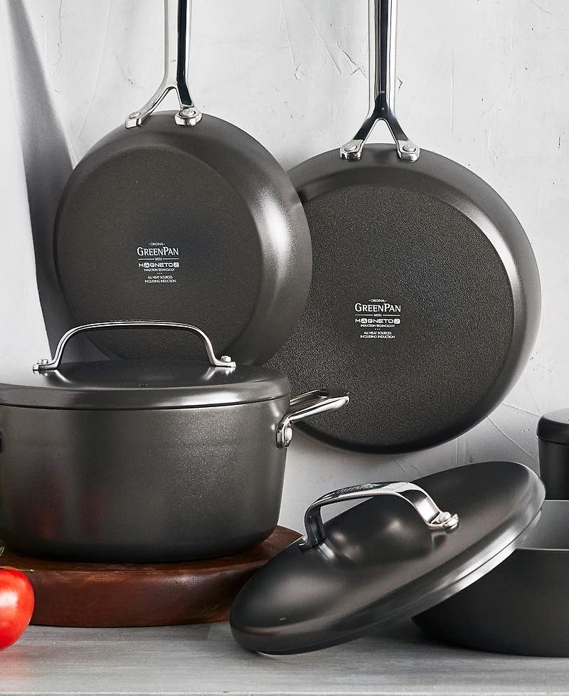 GreenPan GP5 Hard Anodized Healthy Ceramic Nonstick 15-Piece Set
