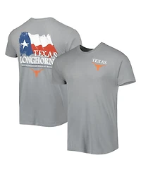 Men's Gray Texas Longhorns Hyperlocal Flying T-shirt