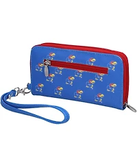 Women's Kansas Jayhawks Zip-Around Wristlet Wallet