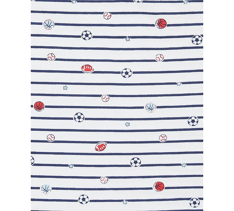 Little Me Baby Boys Sports Star Printed Cotton Blanket