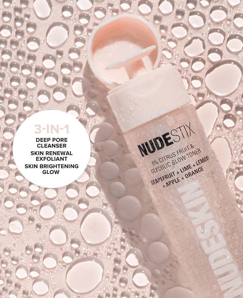 Nudestix Nudeskin 5% Citrus Fruit & Glycolic Glow Toner, 3.21-oz.