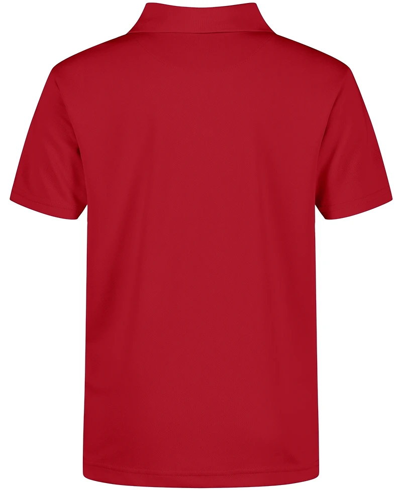 Nautica Big Boys Uniform Quick Dry Short Sleeve Performance Stretch Polo