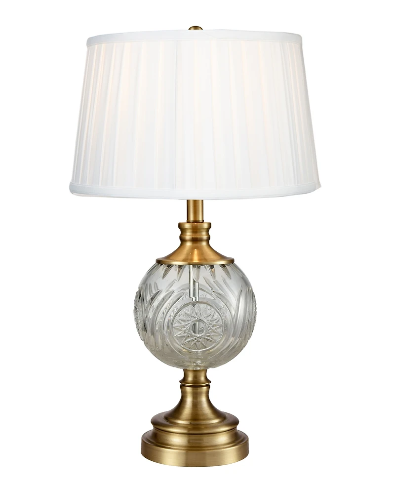 Dale Tiffany Mitre Lead Crystal Table Lamp