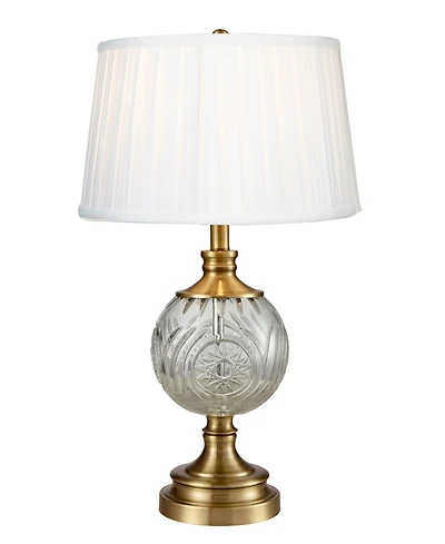 Dale Tiffany Mitre Lead Crystal Table Lamp