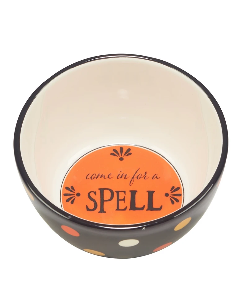 Certified International Spooky Halloween Set of 4 Ice Cream Bowls, Service for 4