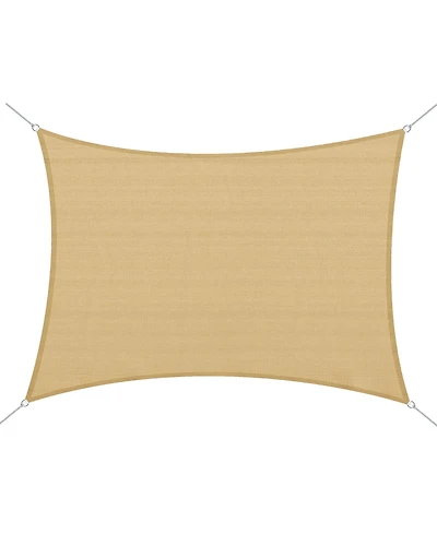 20' x 13' Recgle Outdoor Patio Portable Shade Canopy Sun Sail -