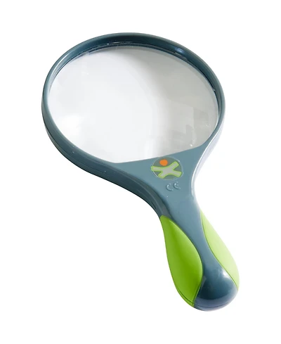 Haba Terra Kids Magnifying Glass – Sturdy Explorer Tool with 2 Lenses + Built-In Mini Scope for Nature Discovery