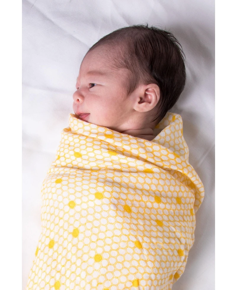 Gots Certified Organic Cotton Muslin Swaddle