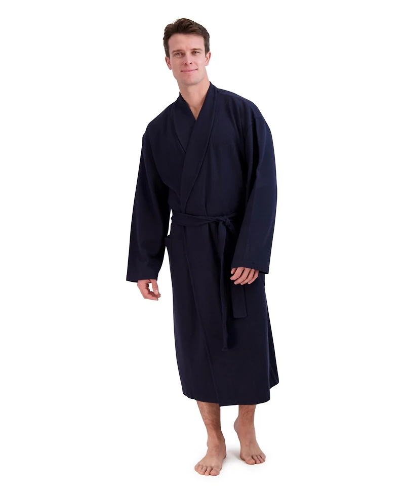 Hanes Men's Cotton Waffle Knit Robe