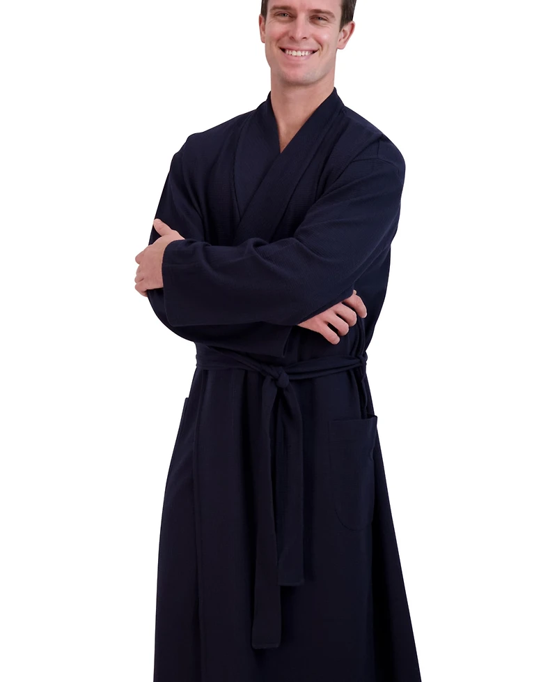 Hanes Men's Cotton Waffle Knit Robe