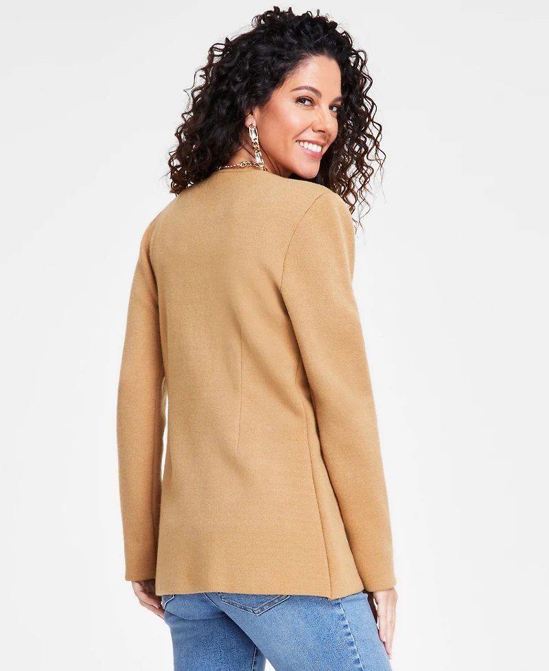 I.n.c. International Concepts Women's Sweater Blazer, Created for Macy's