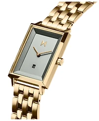 Mvmt Women's Signature Square Gold-tone Stainless Steel Bracelet Watch 24mm