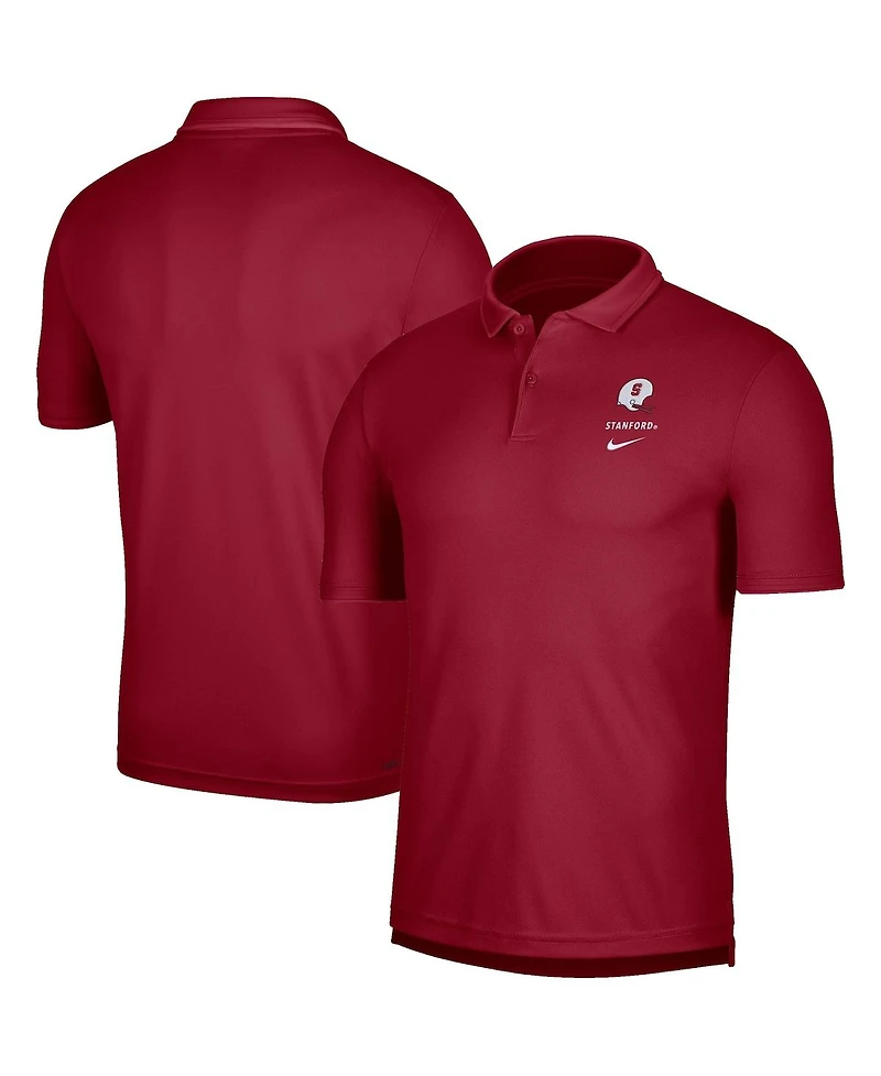 Men's Nike Cardinal Stanford Cardinal Uv Performance Polo Shirt