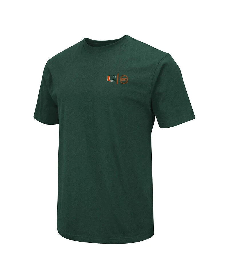 Men's Colosseum Miami Hurricanes Oht Military-Inspired Appreciation T-shirt