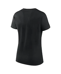 Women's Fanatics Black, Gold Pittsburgh Penguins Two-Pack Fan T-shirt Set