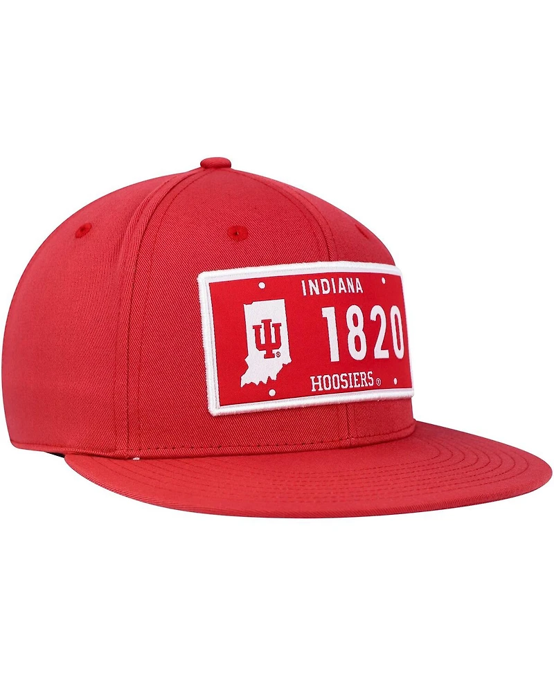 Men's adidas Crimson Indiana Hoosiers Established Snapback Hat