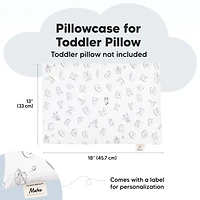KeaBabies Toddler Pillowcase for 13X18 Pillow Case, Travel Case Cover