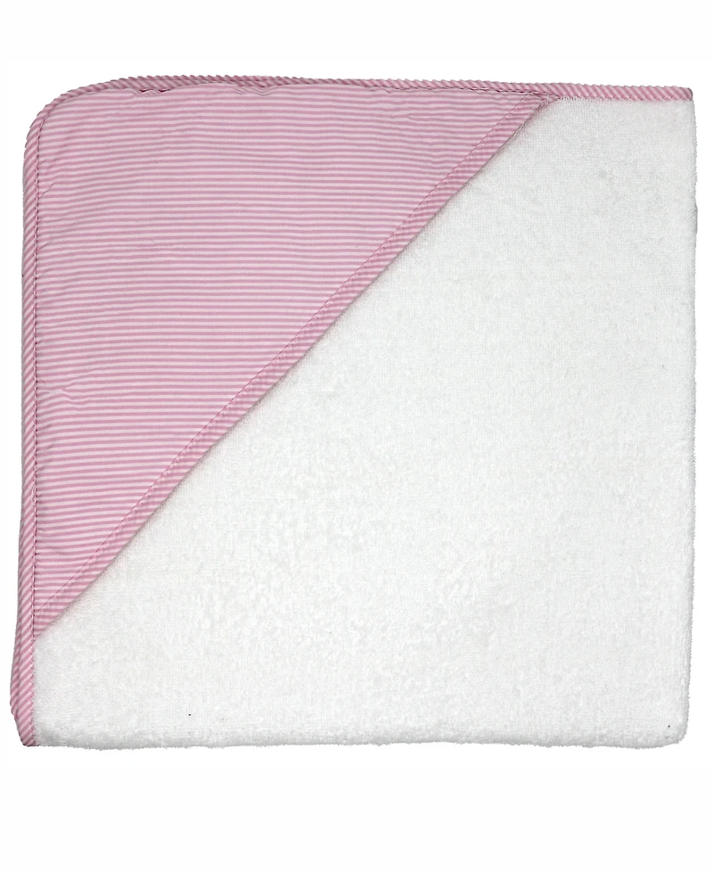 Baby Mode Signature Baby Girls Towel, Washcloth, and Toys, 9 Piece Set
