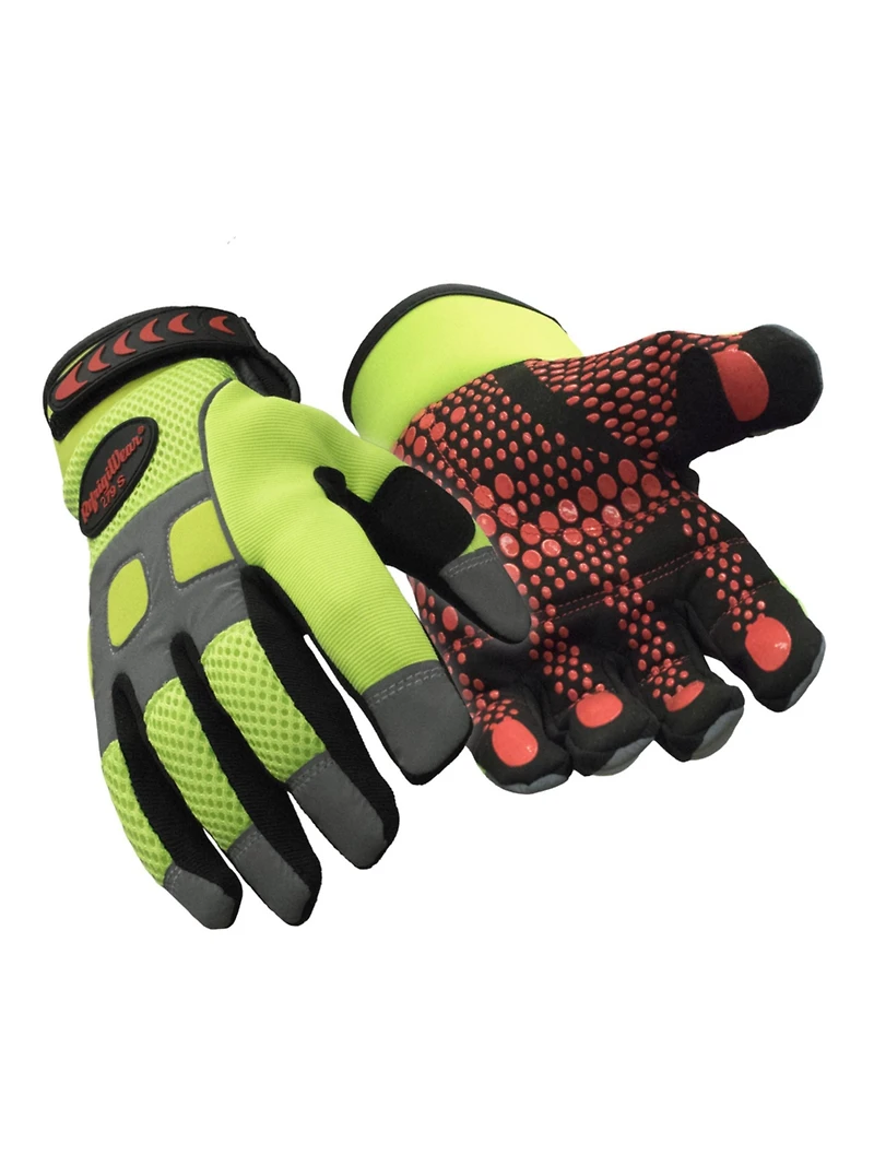 RefrigiWear Men's HiVis Super Grip Gloves