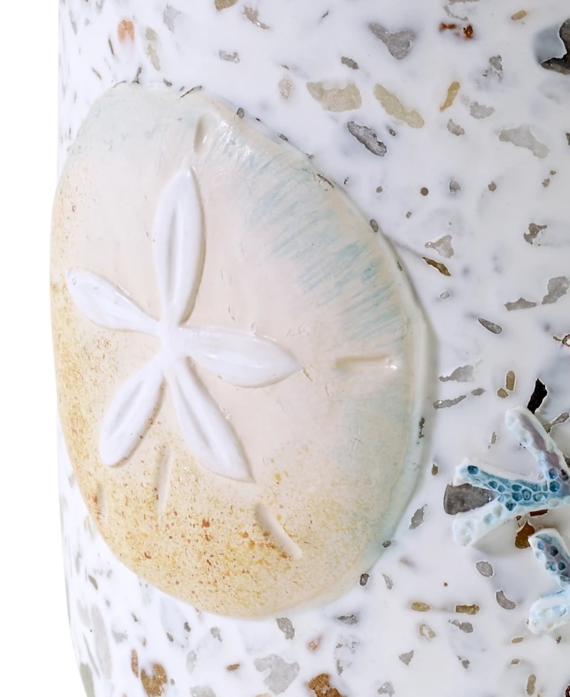 Avanti Coastal Terrazzo Stone Chips Resin Covered Jar