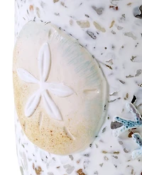 Avanti Coastal Terrazzo Stone Chips Resin Covered Jar