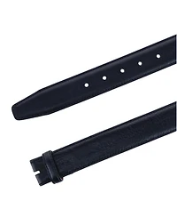 Trafalgar Men's Feather Edge Pebble Leather Harness Belt Strap