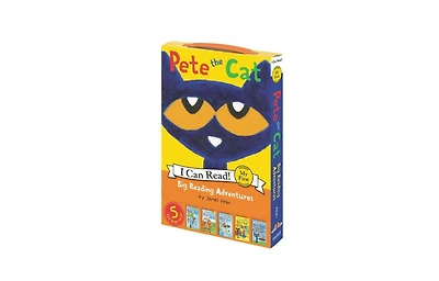 Pete the Cat- Big Reading Adventures- 5 Far-Out Books in 1 Box by James Dean