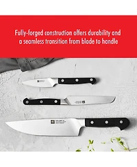 Zwilling Pro 10pc Block Set w/ Beechwood In-Drawer Knife Tray