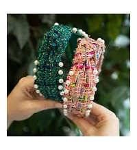 Women's It Girl Pearl Headband - Teal