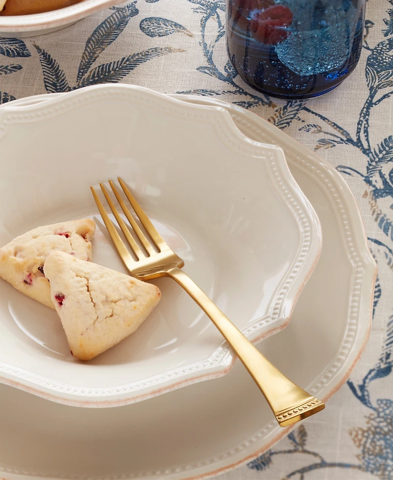 Lenox French Perle Bead Pasta Bowls, Set Of 4